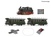 Roco 5100001 - H0 - Analog Start Set Dampflok BR 80 mit Personenzug, Ep. III-IV